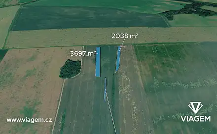 Prodej pole 1 088 m², Němčice nad Hanou, okres Prostějov
