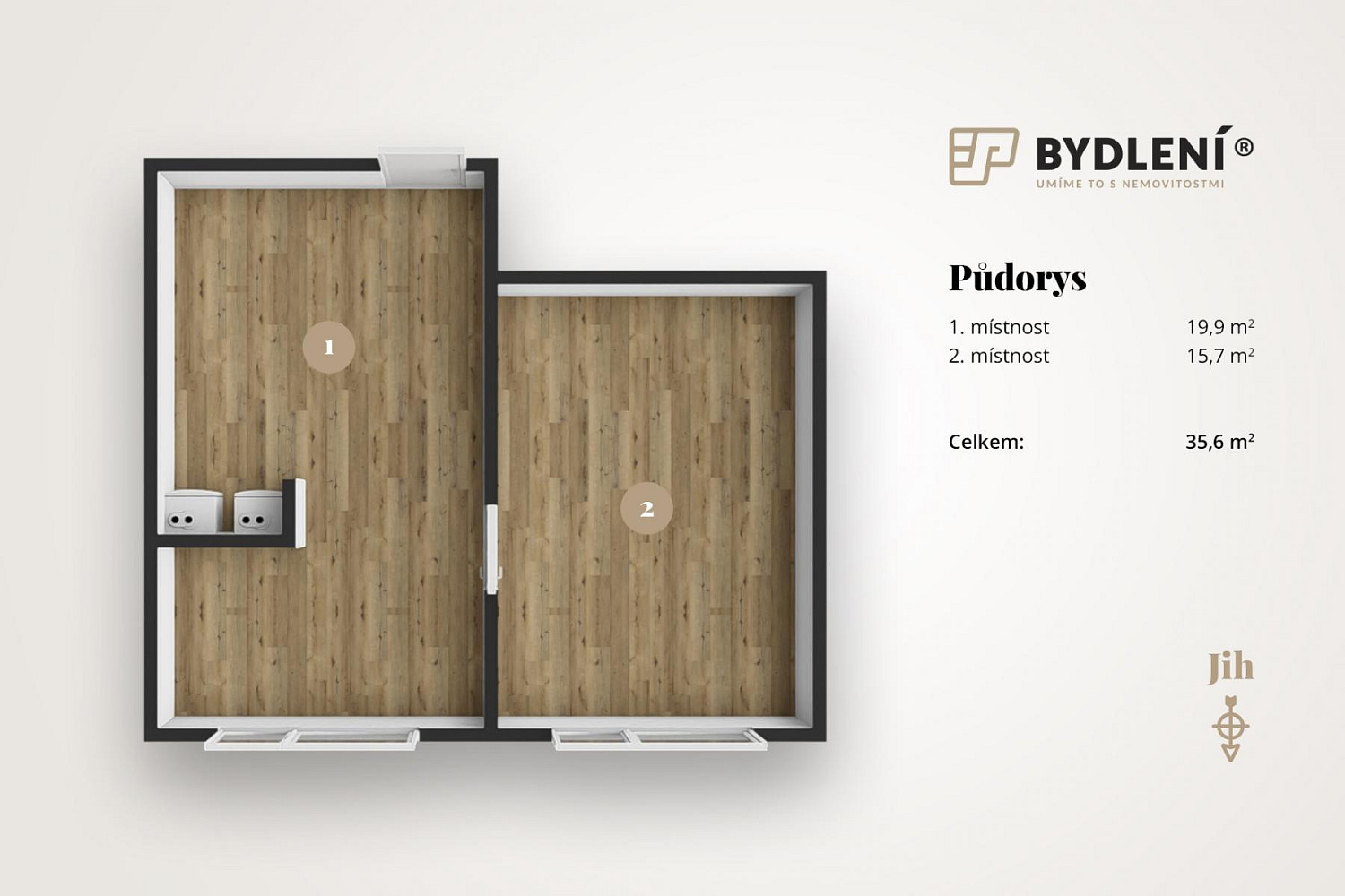 Prodej bytu 1+1 40 m² – fotografie 3