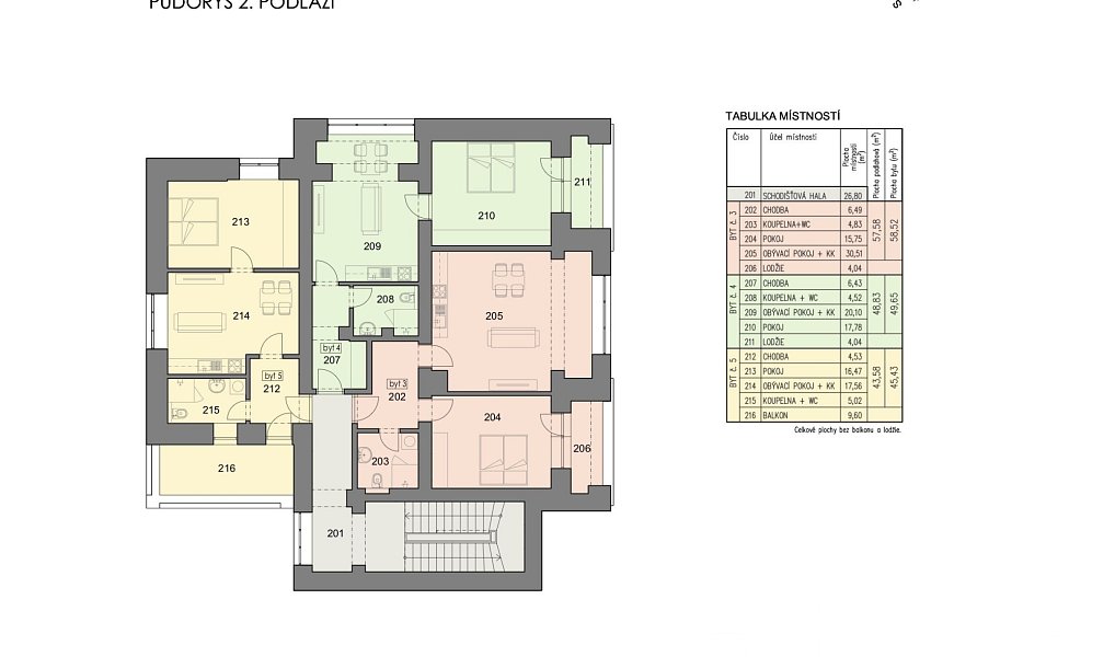 Prodej bytu 2+kk 43 m², Havlíčkův Brod – náhled fotky 3