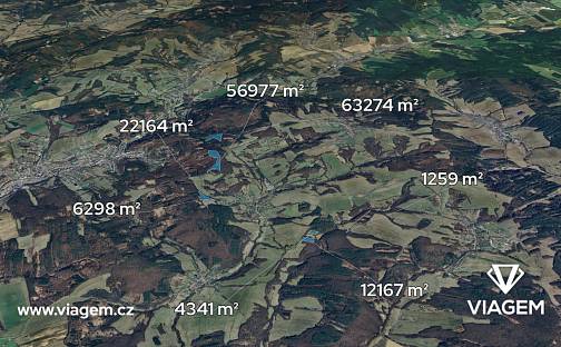 Prodej lesa 8 222 m², Luhačovice, okres Zlín