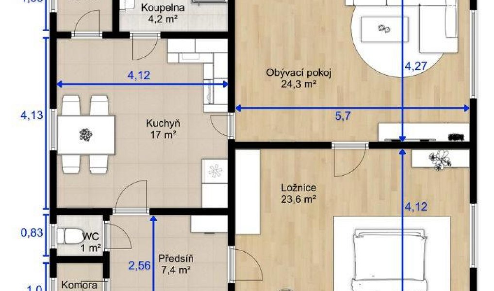 Pronájem pokoje 81 m², Brno – náhled fotky 11