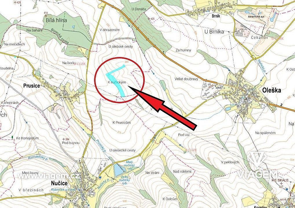 Pole 9 049 m², Podíl 33 % o výměře 2 986 m² – pohled 4