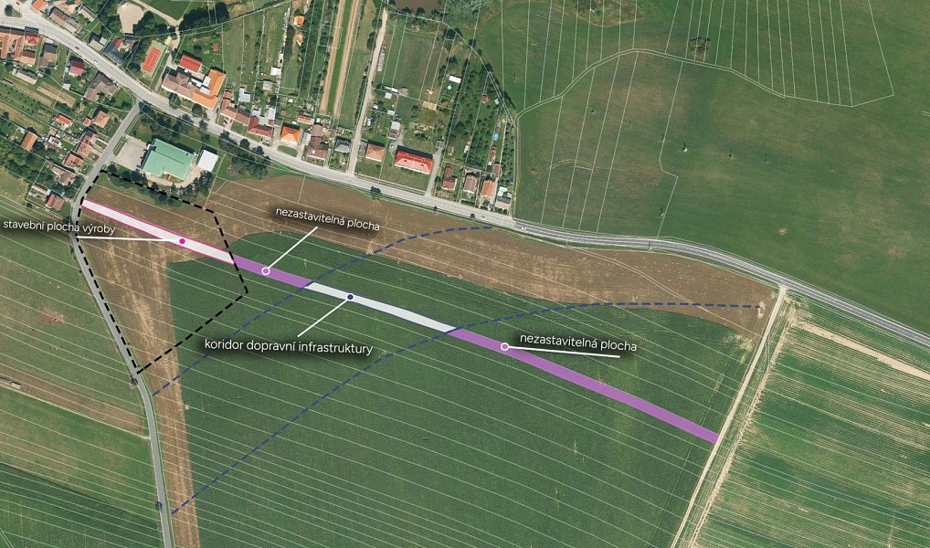 Prodej pole 5 761 m², Předín – náhled fotky 2