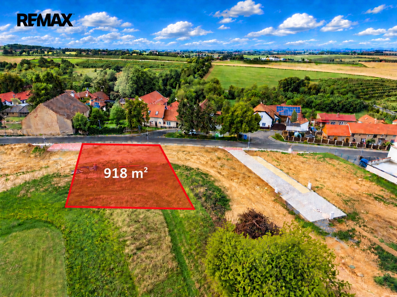 Prodej stavebního pozemku 918 m²