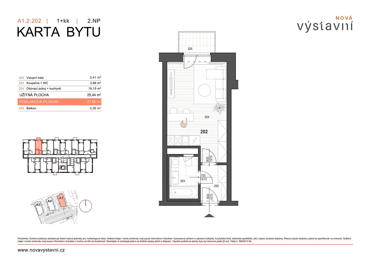 Prodej bytu 1+kk 28 m² – fotografie 5