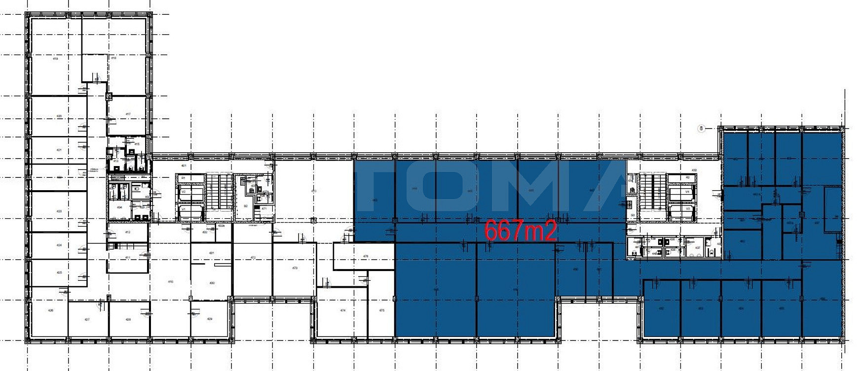 Pronájem kanceláře 430 m² – fotografie 3