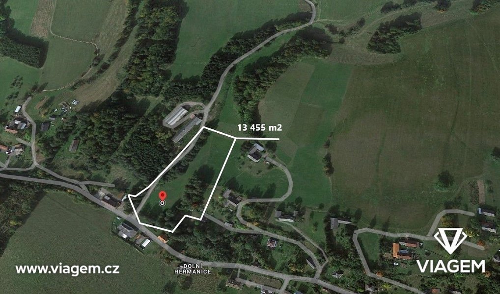 Prodej zahrady 830 m², Horní Heřmanice – náhled fotky 5