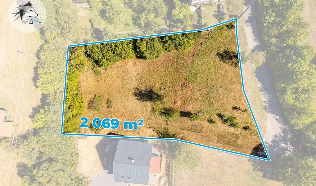 Prodej stavebního pozemku 2 069 m², Horní Lhota – fotka 1 z 43