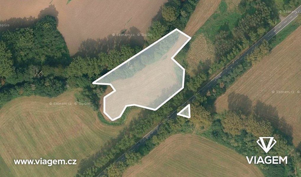 Prodej pole 7 322 m², Třebechovice pod Orebem – fotka 1 z 5