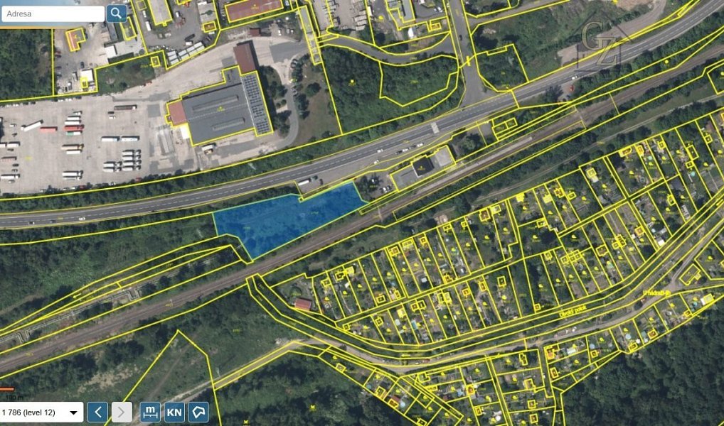 Prodej komerčního pozemku 3 361 m², Litvínov – fotka 1 z 4