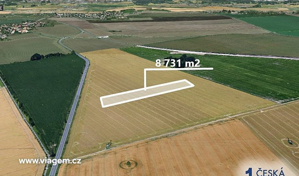 Prodej pole 808 m², Chrudim – náhled fotky 2