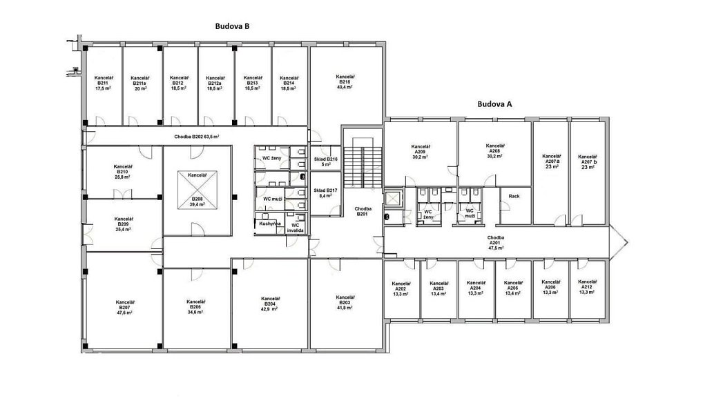 Pronájem kanceláře 17 m², Praha – náhled fotky 4