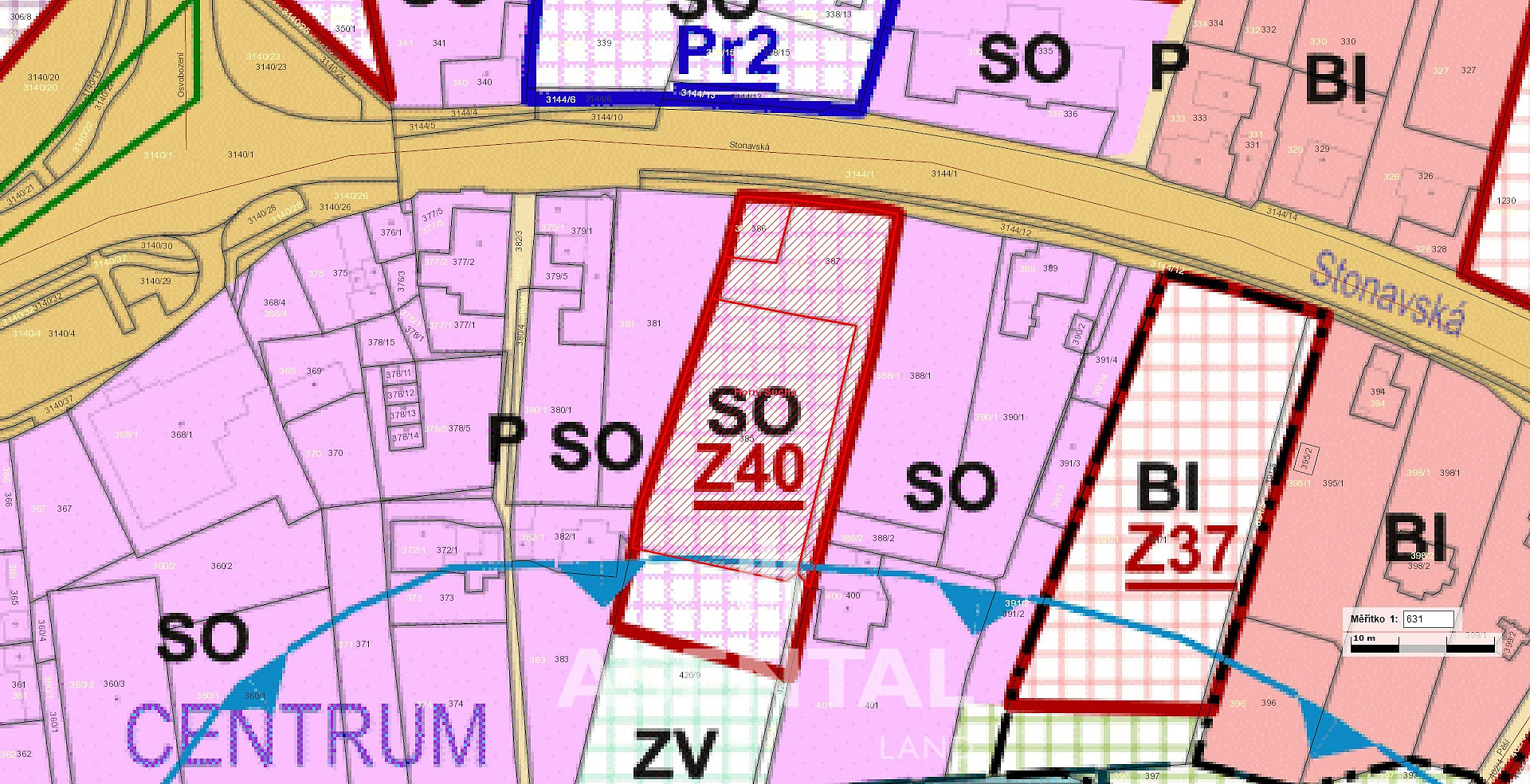Prodej stavebního pozemku 2 848 m² – fotografie 2