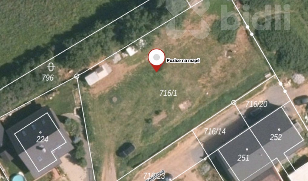 Prodej stavebního pozemku 1 434 m², Nový Knín – náhled fotky 3