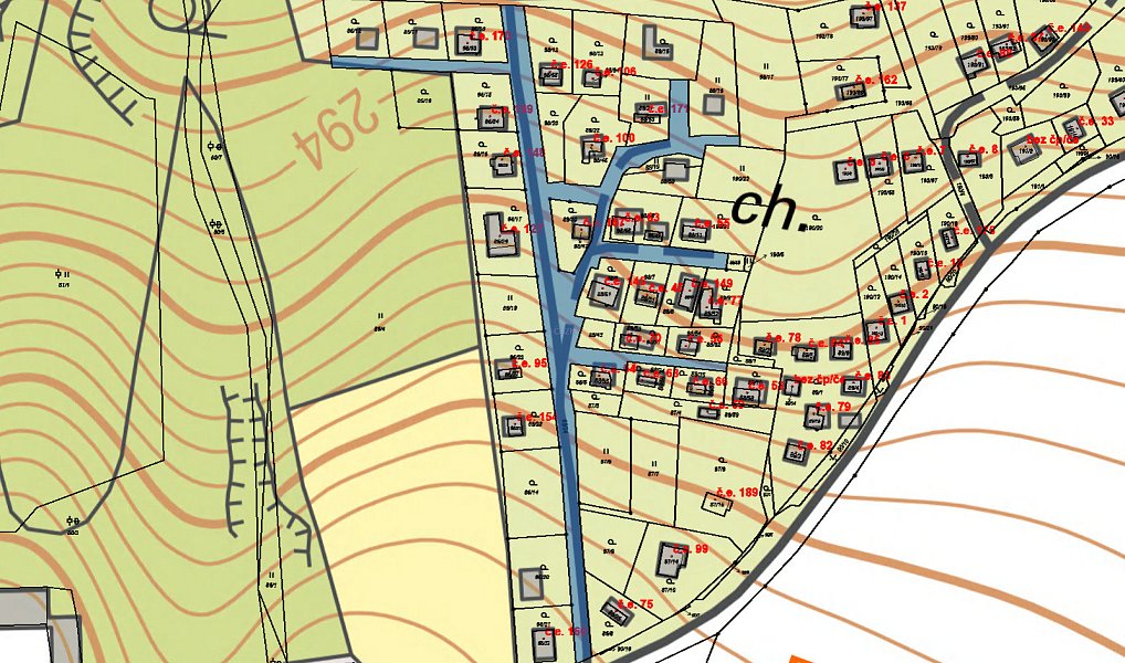 Prodej pozemku 81 m², Chbany – náhled fotky 3