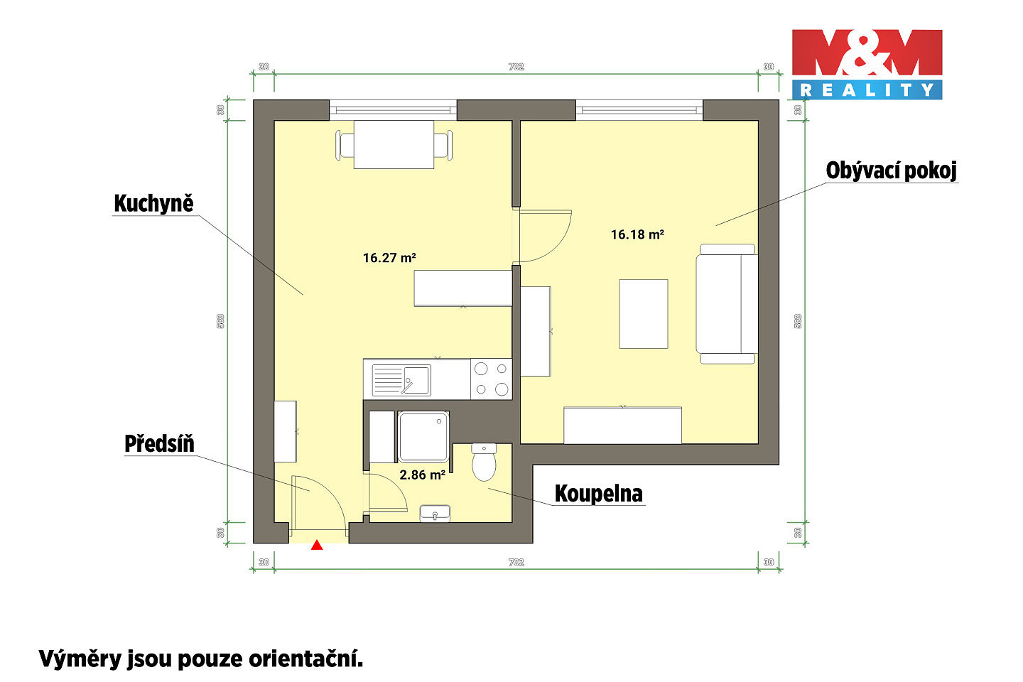 Prodej bytu 1+1 41 m² — photo 4
