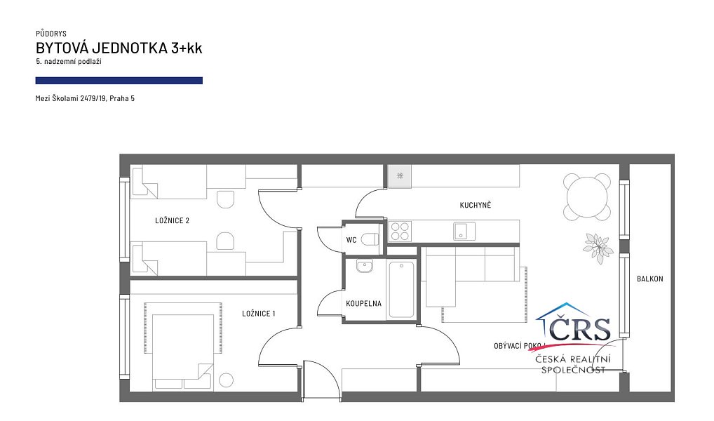 Prodej bytu 3+kk 78 m², Praha – náhled fotky 22
