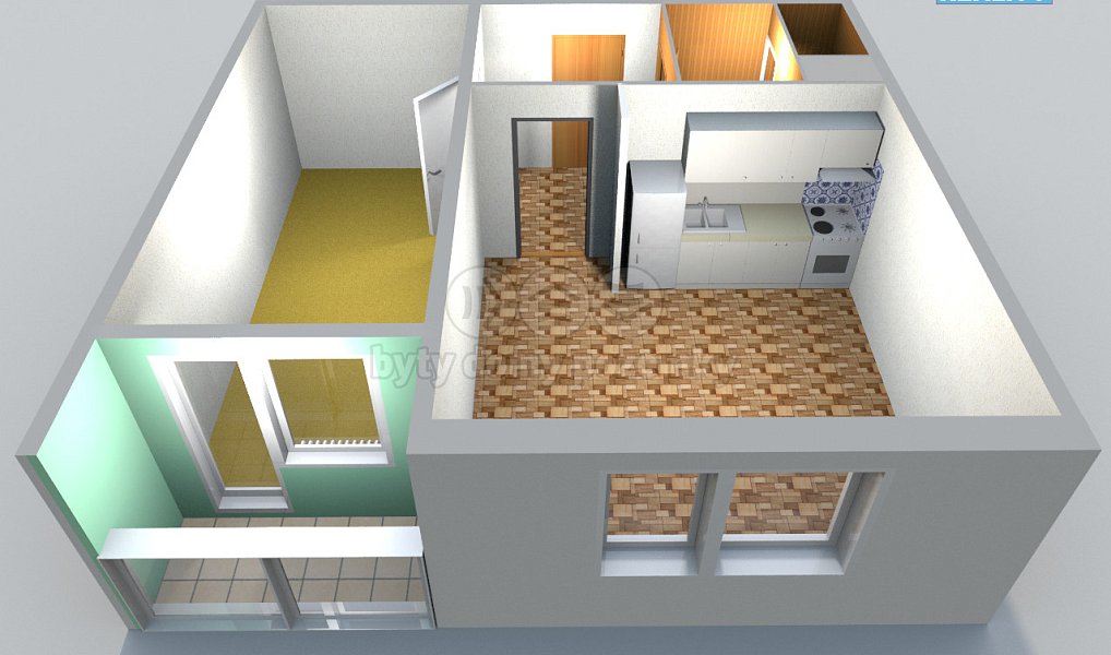 Pronájem bytu 1+1 40 m², Česká Lípa – náhled fotky 2
