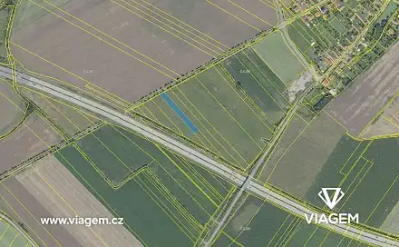 Prodej pole 1 058 m², Žiželice, okres Kolín