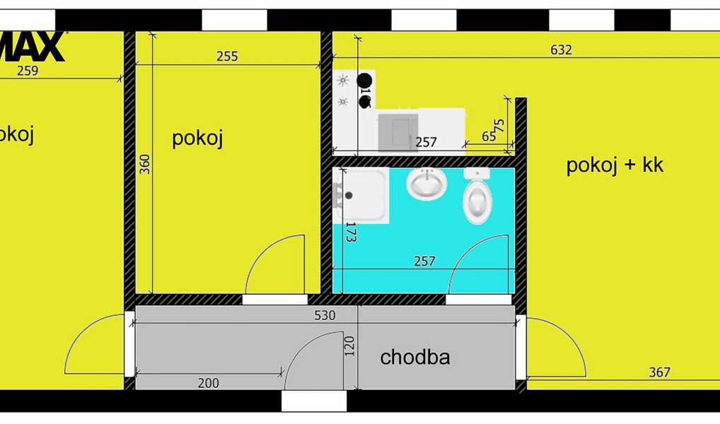 Pronájem bytu 3+kk 58 m², Chlumec nad Cidlinou – náhled fotky 3