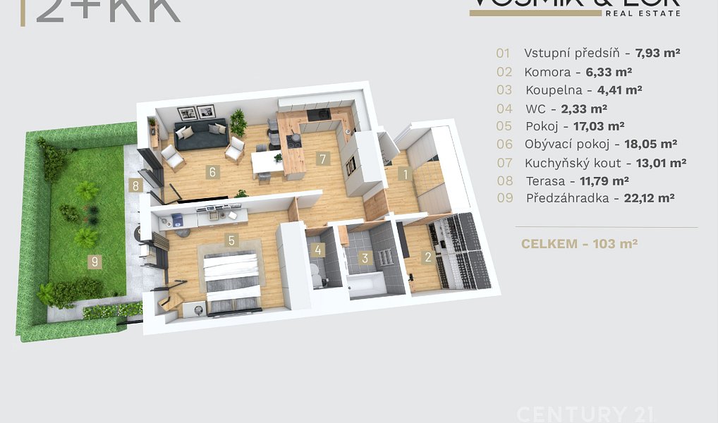 Prodej bytu 2+kk 71 m², Horoměřice – náhled fotky 25