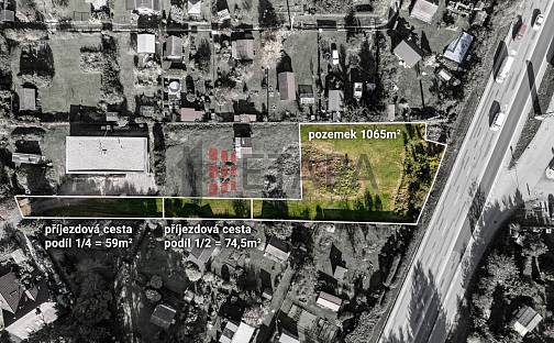 Prodej stavebního pozemku 1 198 m², Na Výši, Boršov nad Vltavou - Poříčí, okres České Budějovice