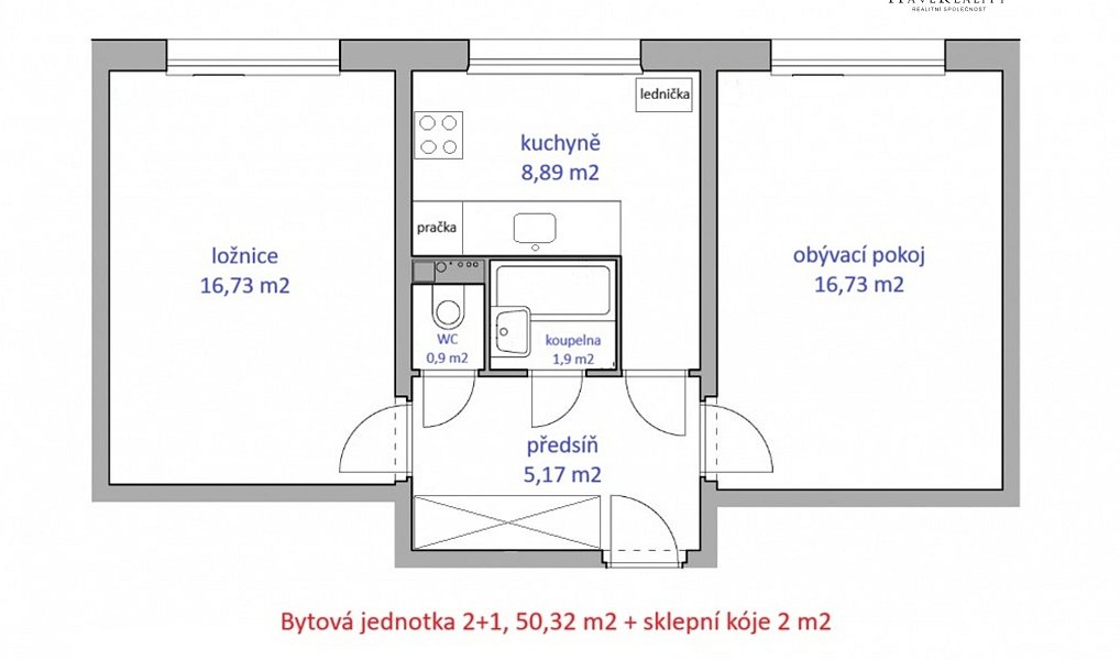 Prodej bytu 2+1 52 m², Praha – náhled fotky 5