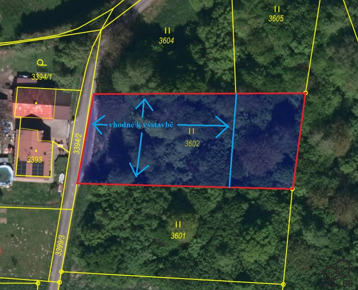 Prodej stavebního pozemku 1 468 m²