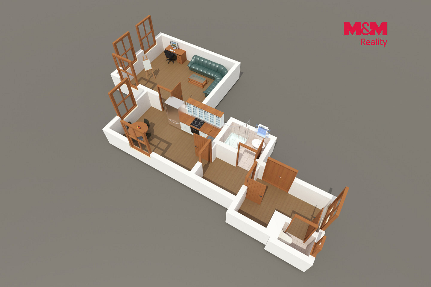 Prodej bytu 2+kk 61 m² – fotografie 3