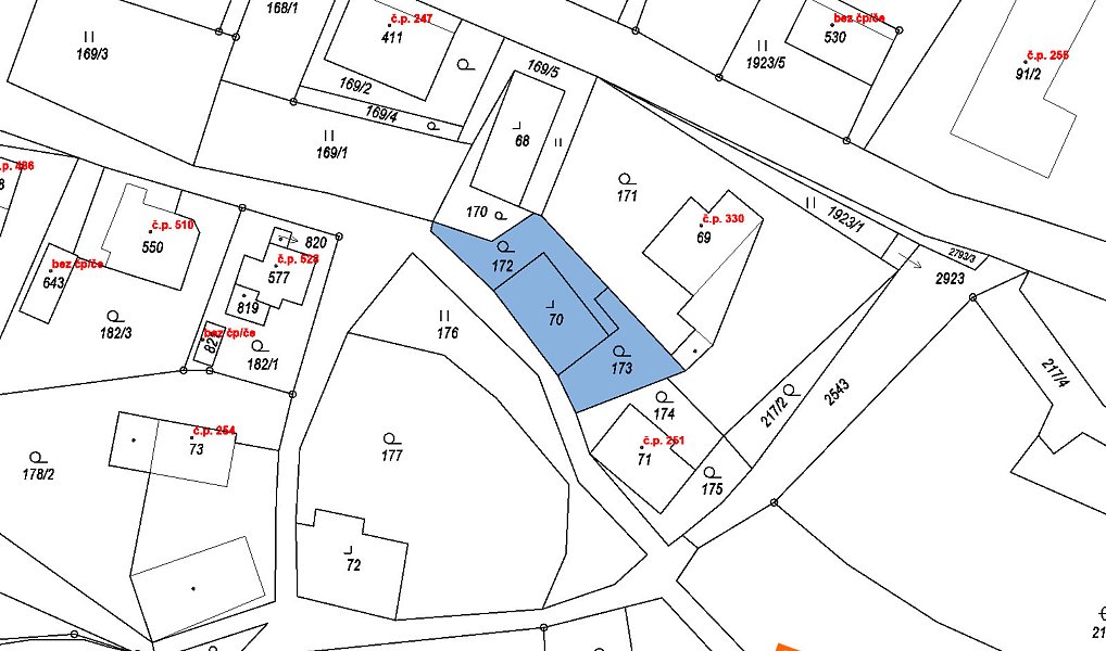 Prodej stavebního pozemku 478 m², Velký Šenov – náhled fotky 2