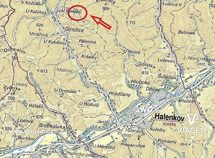 Les 2 904 m², Podíl 13 % o výměře 363 m² – pohled 3