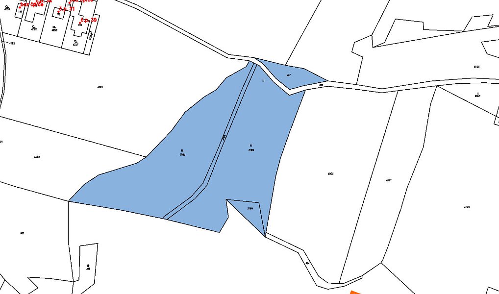 Prodej pole 326 m², Roblín – náhled fotky 2