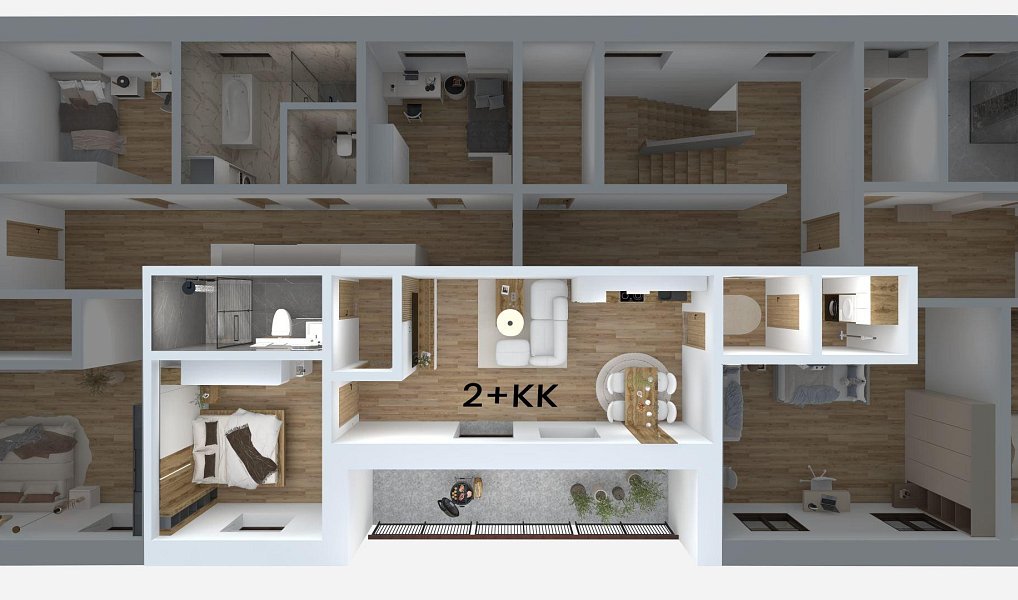 Prodej bytu 2+kk 54 m², Litvínov – náhled fotky 2