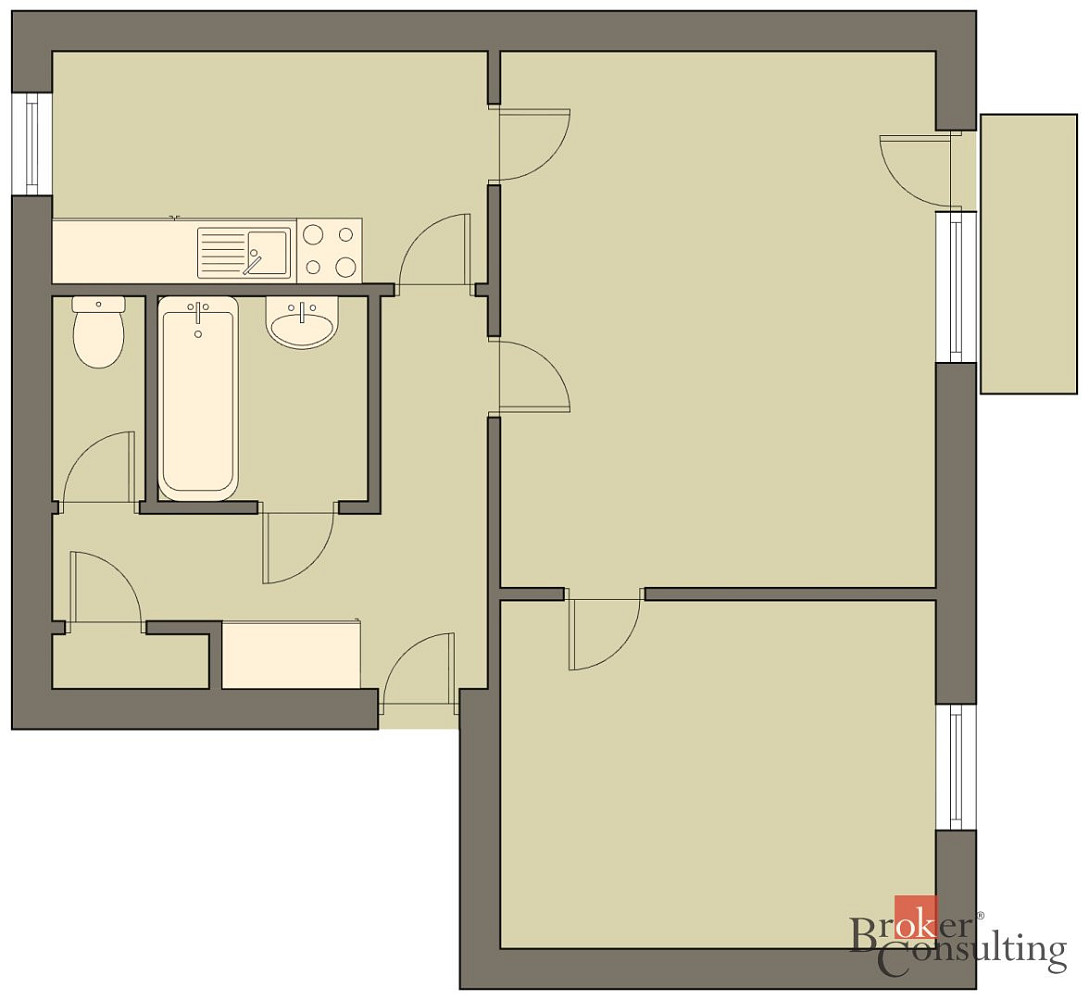 Prodej bytu 2+1 59 m² — photo 4