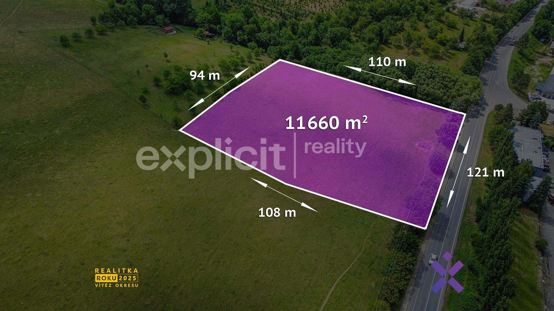 Prodej komerčního pozemku 11 660 m² – fotografie 5