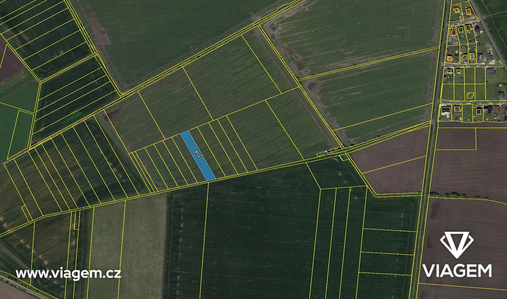 Prodej pole 350 m², Charvatce – náhled fotky 4