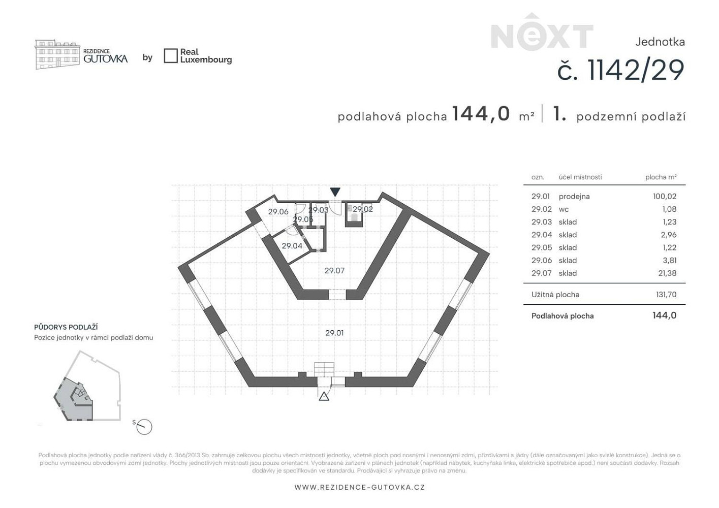 Prodej obchodních prostor 144 m² — photo 2