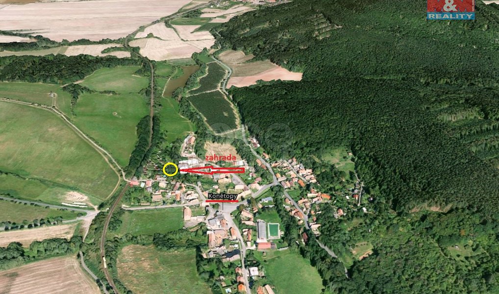 Prodej zahrady 674 m², Pnětluky – náhled fotky 3