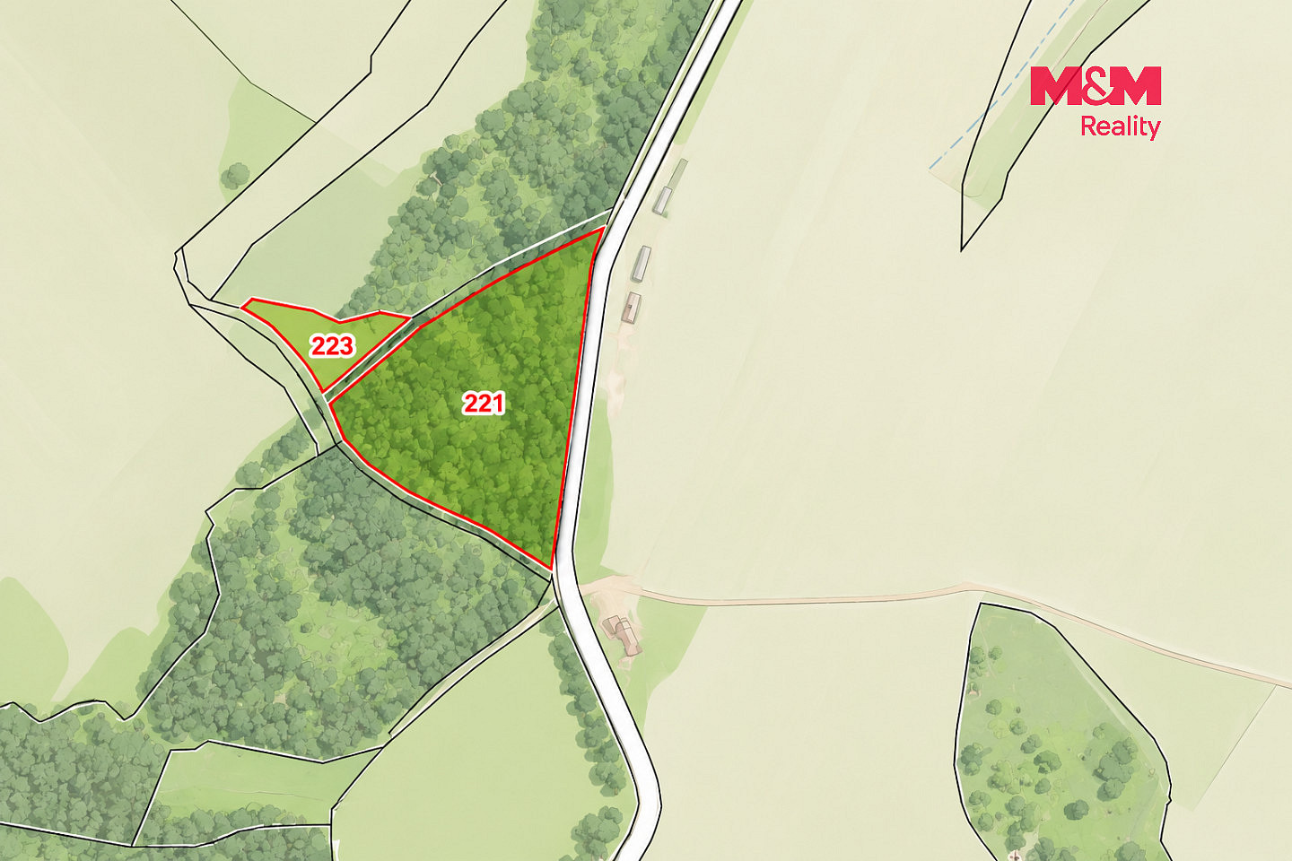 Prodej pozemku 17 561 m² – fotografie 3