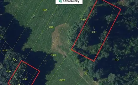 Prodej lesa 5 705 m², Žernovník, okres Blansko