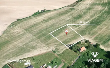 Prodej pole 1 211 m², Huntířov, okres Děčín