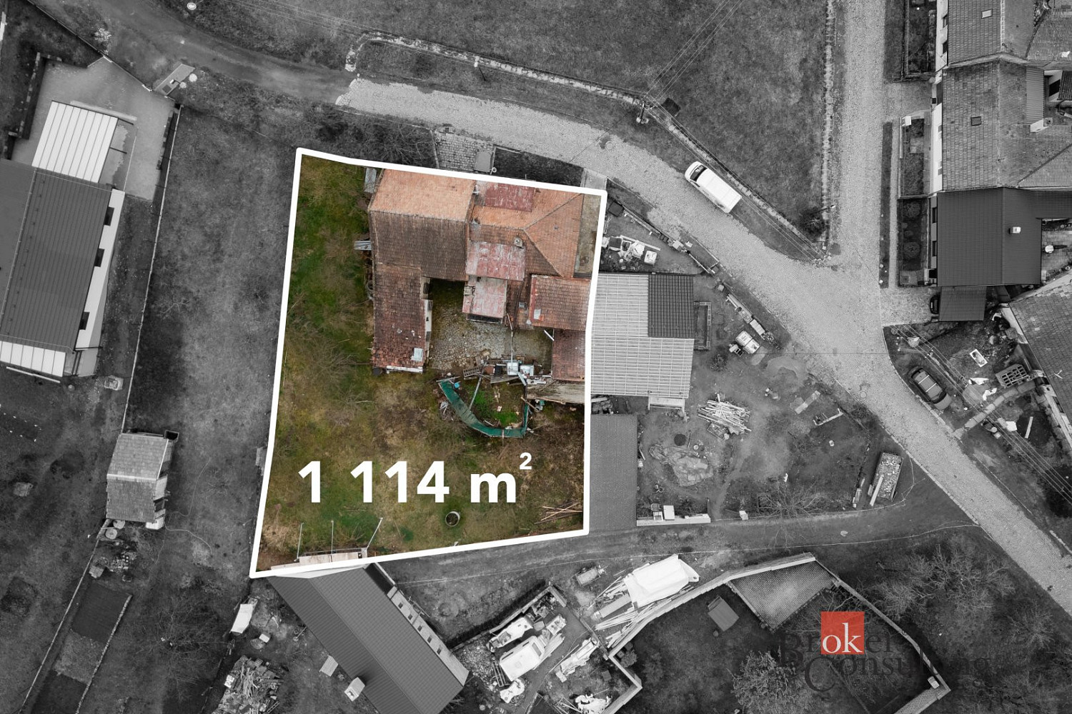Prodej stavebního pozemku 1 114 m² – fotografie 2