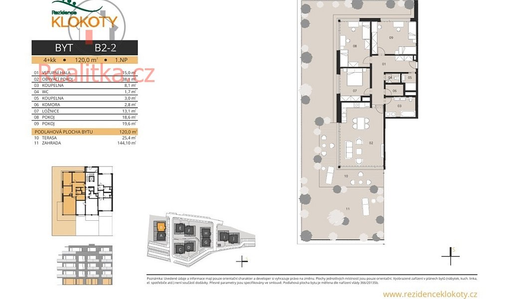 Prodej bytu 4+kk 120 m², Tábor – náhled fotky 4
