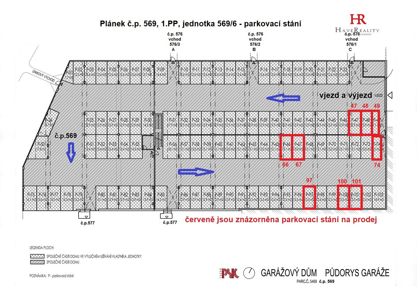 Prodej garážového, parkovacího stání, Višňová, Milovice - Mladá, okr. Nymburk – fotografie 4