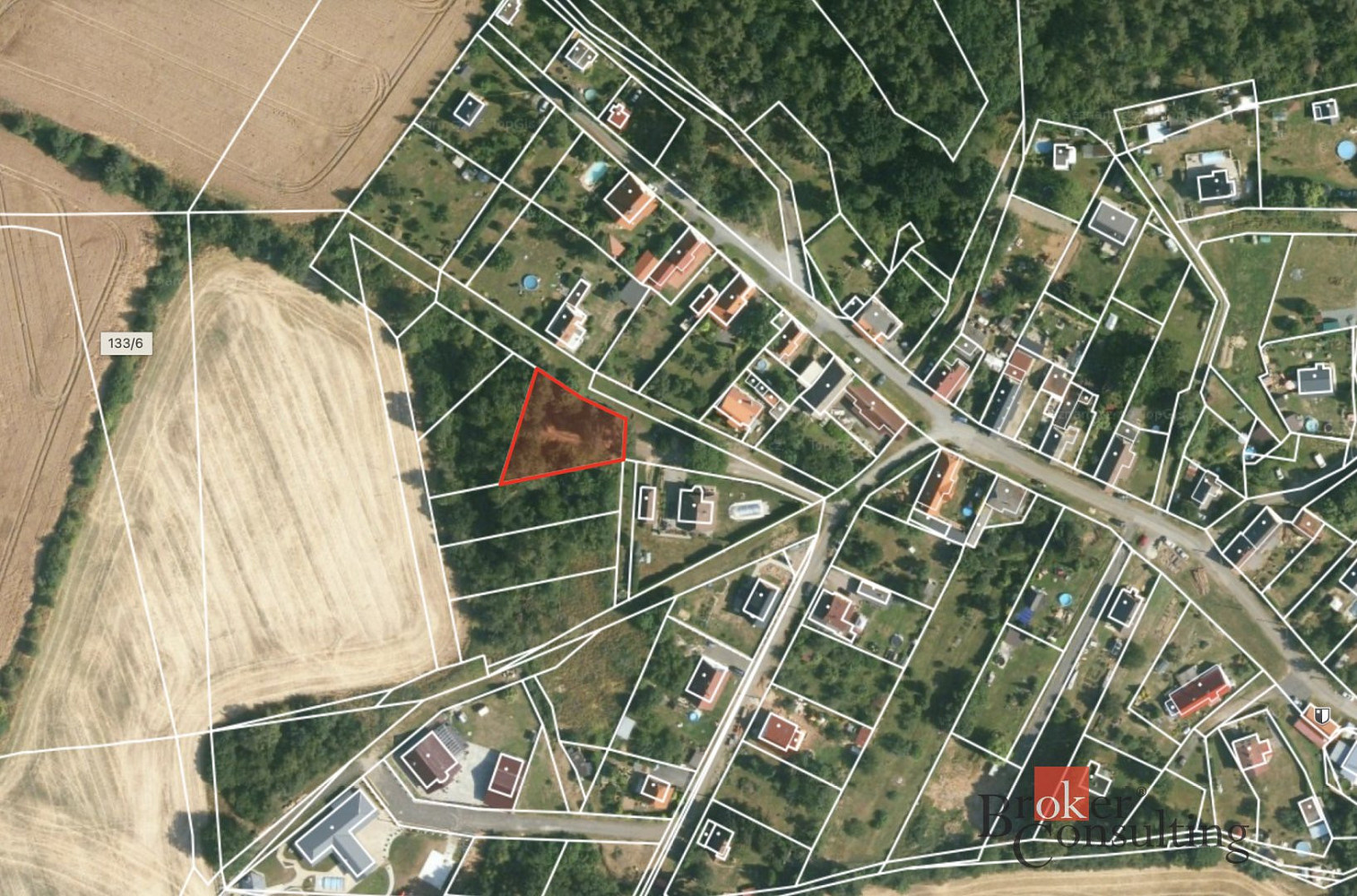 Prodej stavebního pozemku 867 m²