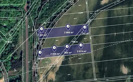 Prodej pole 2 802 m², Lázně Bohdaneč, okres Pardubice