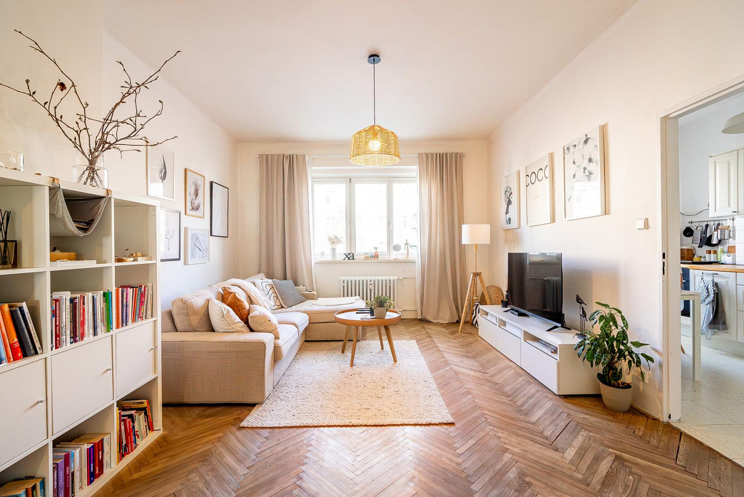 Prostorný a světlý cihlový byt 2+1 / 73,6 m² v lukrativní části Žizkova - ul. Hartigova