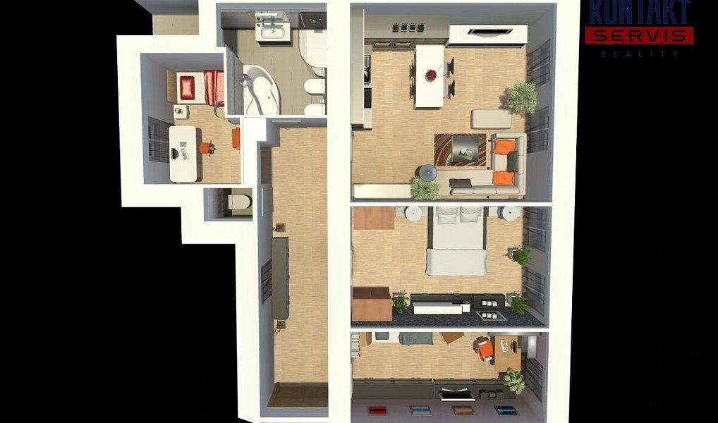 Prodej bytu 4+kk 94 m², České Budějovice – náhled fotky 12