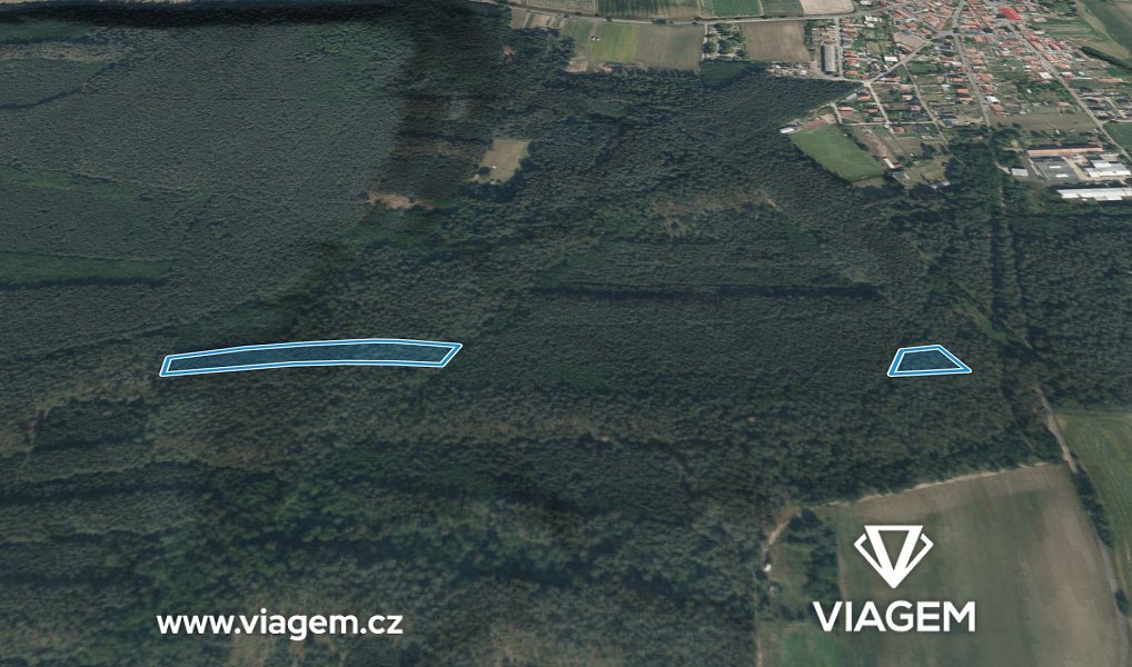 Prodej lesa 2 048 m², Libotenice – náhled fotky 2