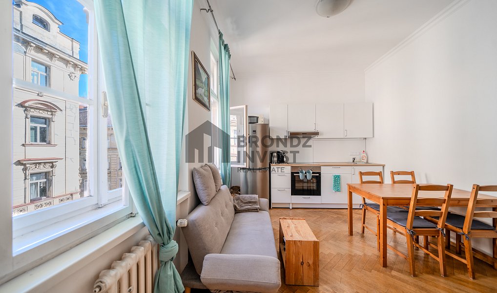 Pronájem bytu 1+1, 38 m², Žižkov - Praha 3, Praha